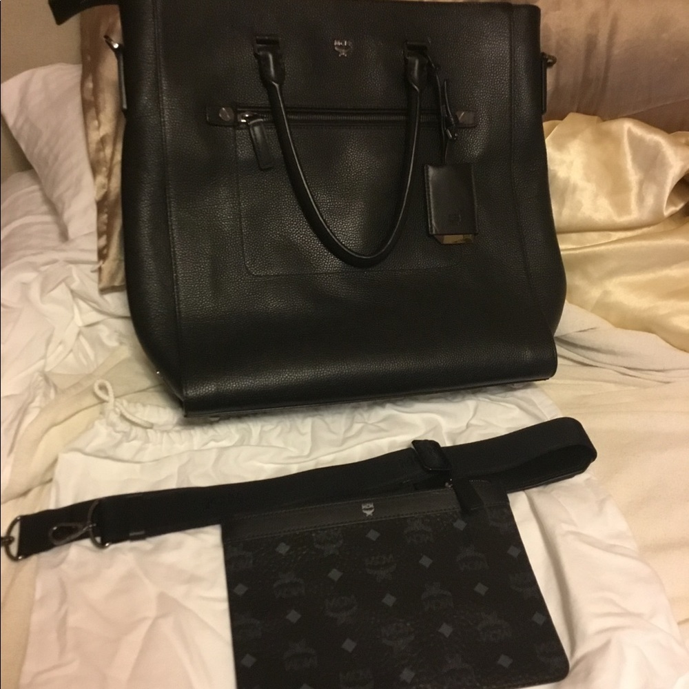 MCM Leather Tote
